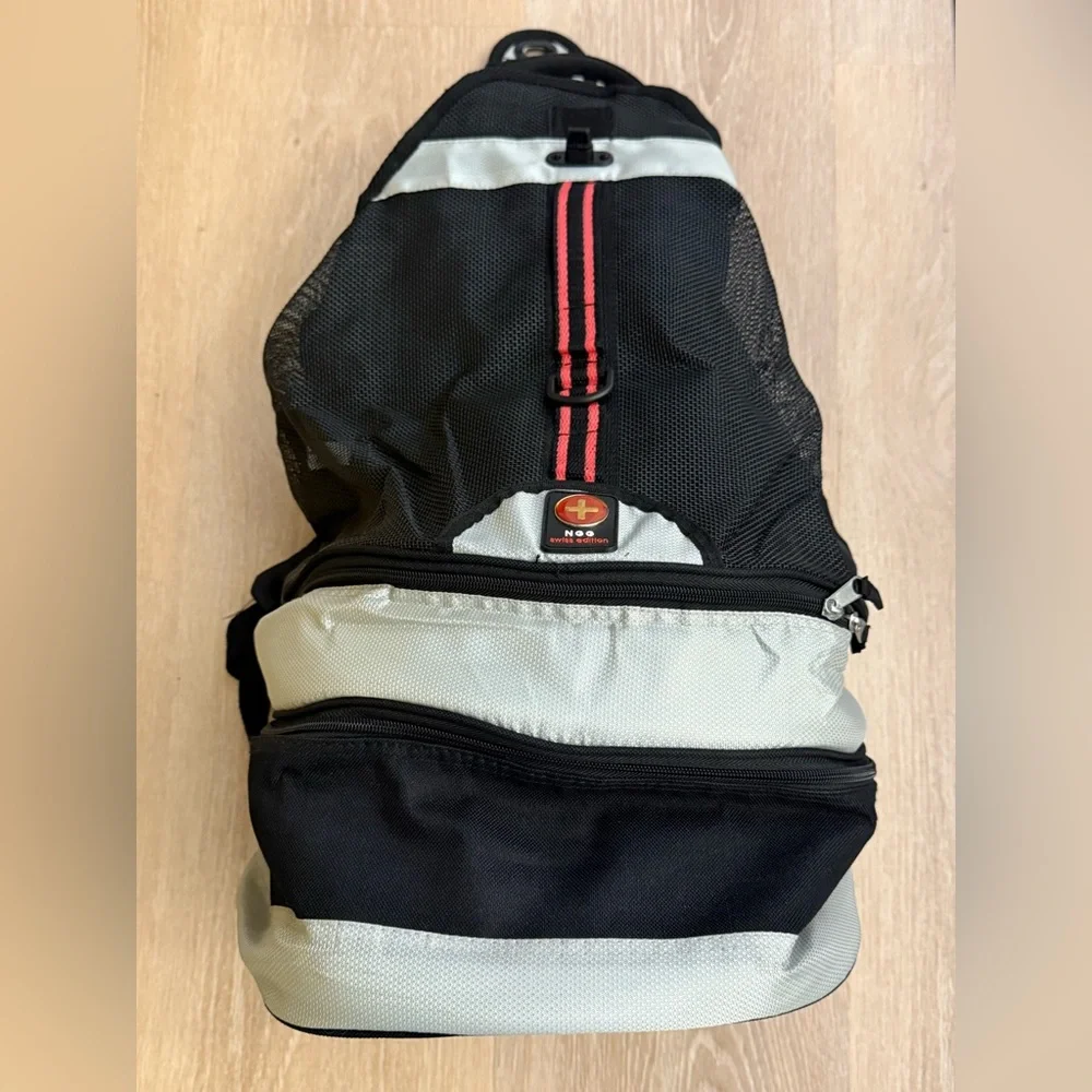 NGG Swiss Edition Daypack Backpack Multi-Pocketed w/Cooler, Netted Storage New